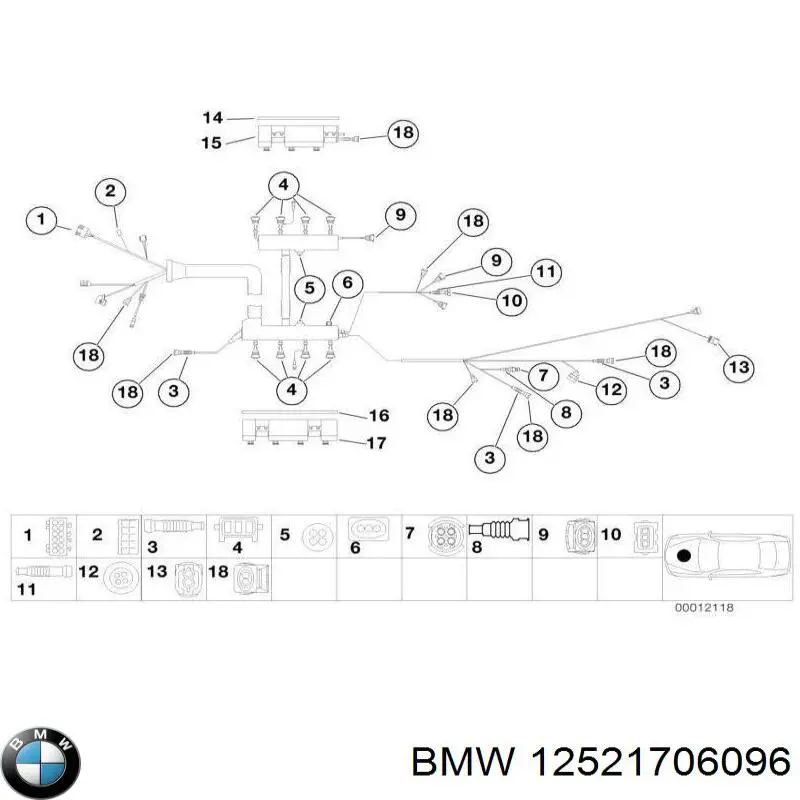  BMW 12521706096 preço, a partir de 9,73 USD