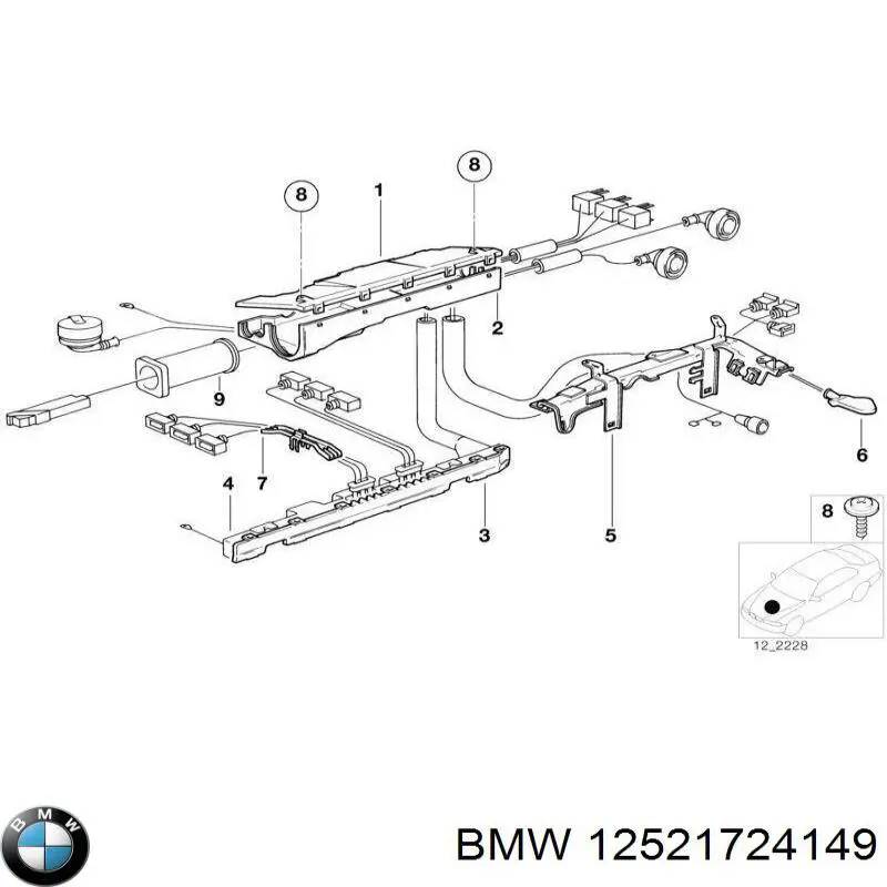  BMW 12521724149 preço, a partir de 47,67 USD