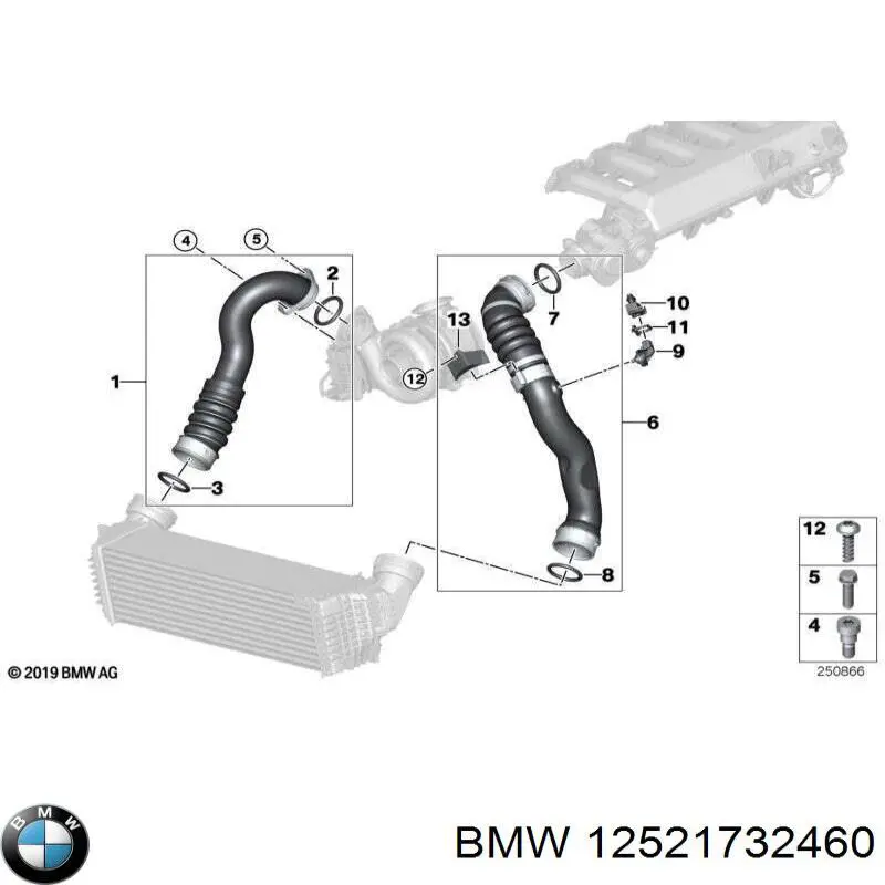  BMW 12521732460 preço, a partir de 9,45 USD
