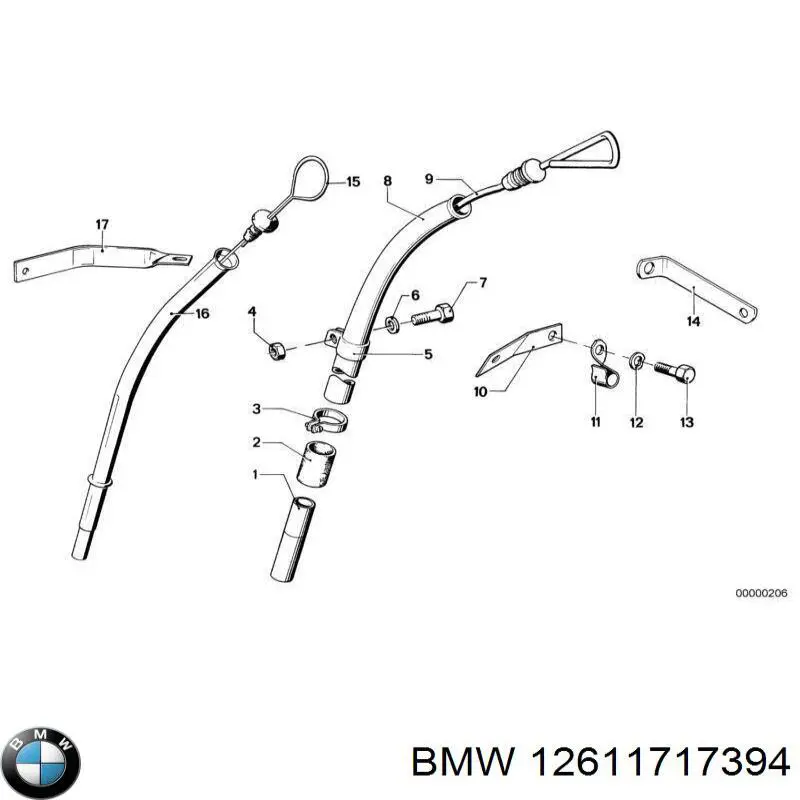 Compre 12611717394 BMW Sensor do nível de óleo de motor
