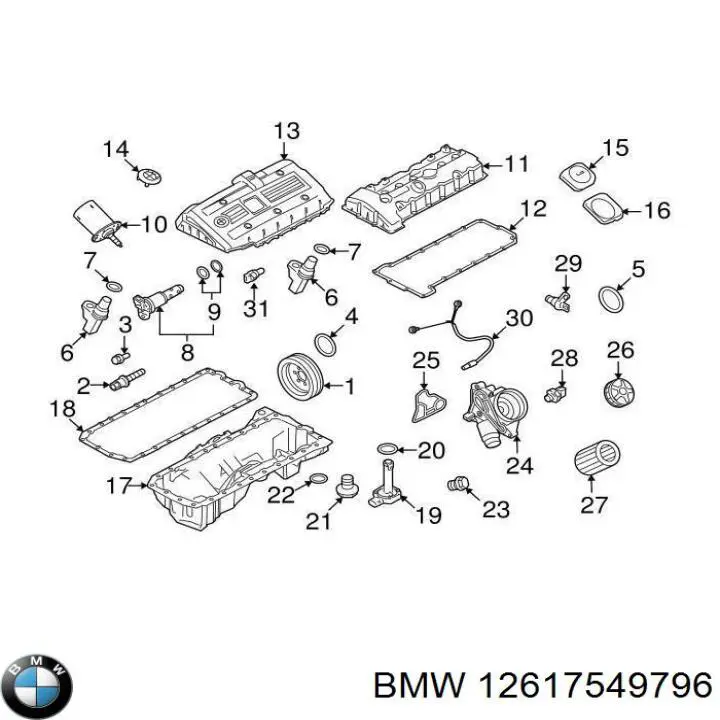 Sensor de pressão de óleo BMW 12617549796 preço, a partir de 47,44 USD
