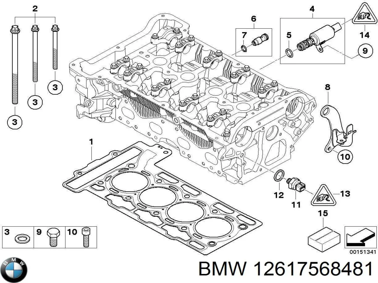 Compre 12617568481 BMW Sensor de pressão de óleo