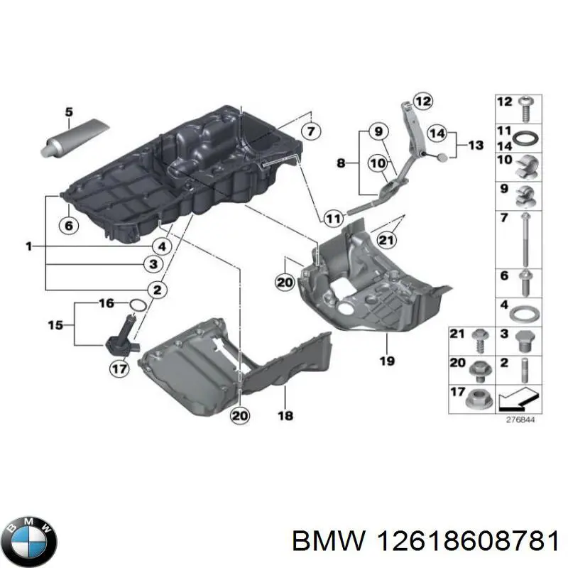 Compre 12618608781 BMW Sensor do nível de óleo de motor