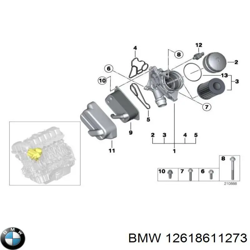 Sensor de pressão de óleo BMW 12618611273 preço, a partir de 7,30 USD