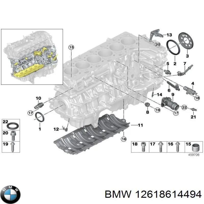 Sensor de pressão de óleo BMW 12618614494 preço, a partir de 107,36 USD