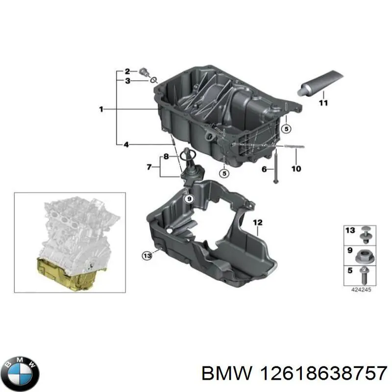 Sensor do nível de óleo de motor BMW 12618638757 preço, a partir de 109,28 USD