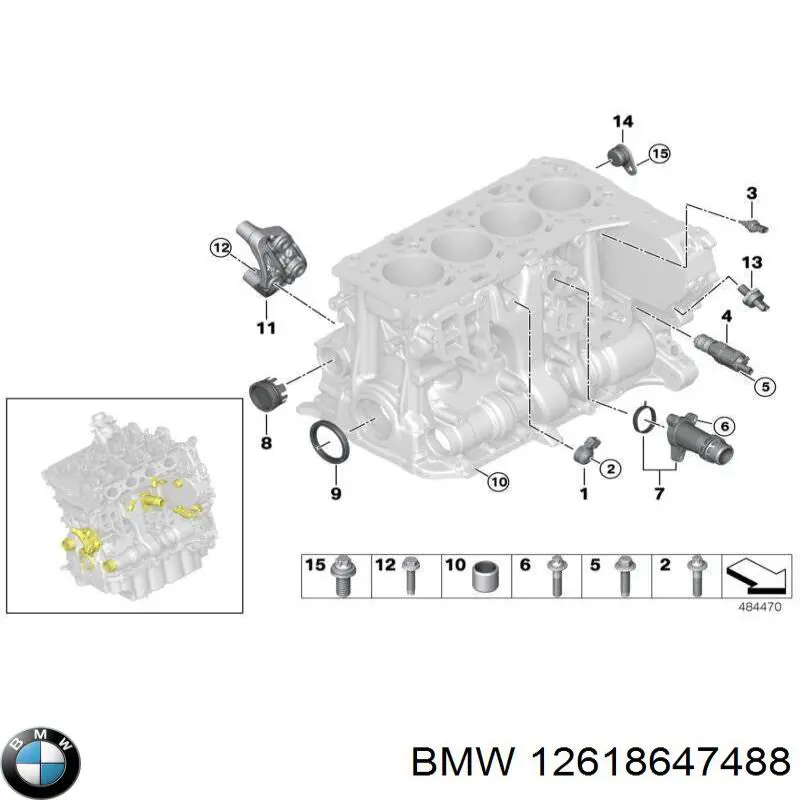 Sensor de pressão de óleo BMW 12618647488 preço, a partir de 42,85 USD