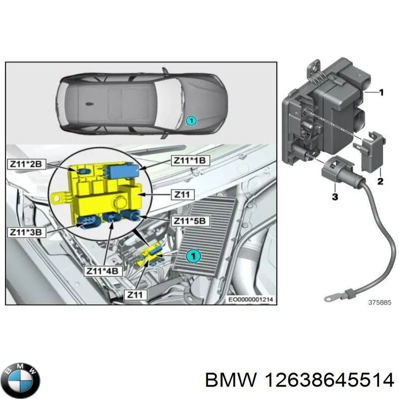 Unidade de relês BMW 12638645514 preço, a partir de 102,15 USD