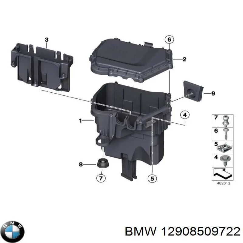 Caixa de unidade de dispositivos de segurança BMW 12908509722 preço, a partir de 82,94 USD