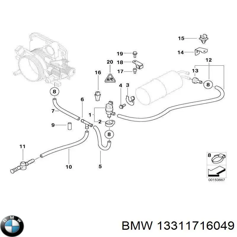  BMW 13311716049 preço, a partir de 3,08 USD