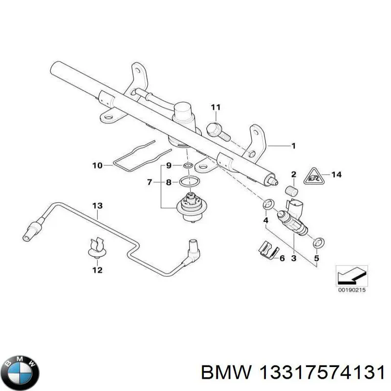 Regulador de pressão de combustível na régua de injectores BMW 13317574131 preço, a partir de 72,35 USD