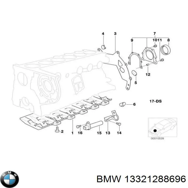 Compre 13321288696 BMW Vedante de tampa do gargalho de enchimento de óleo