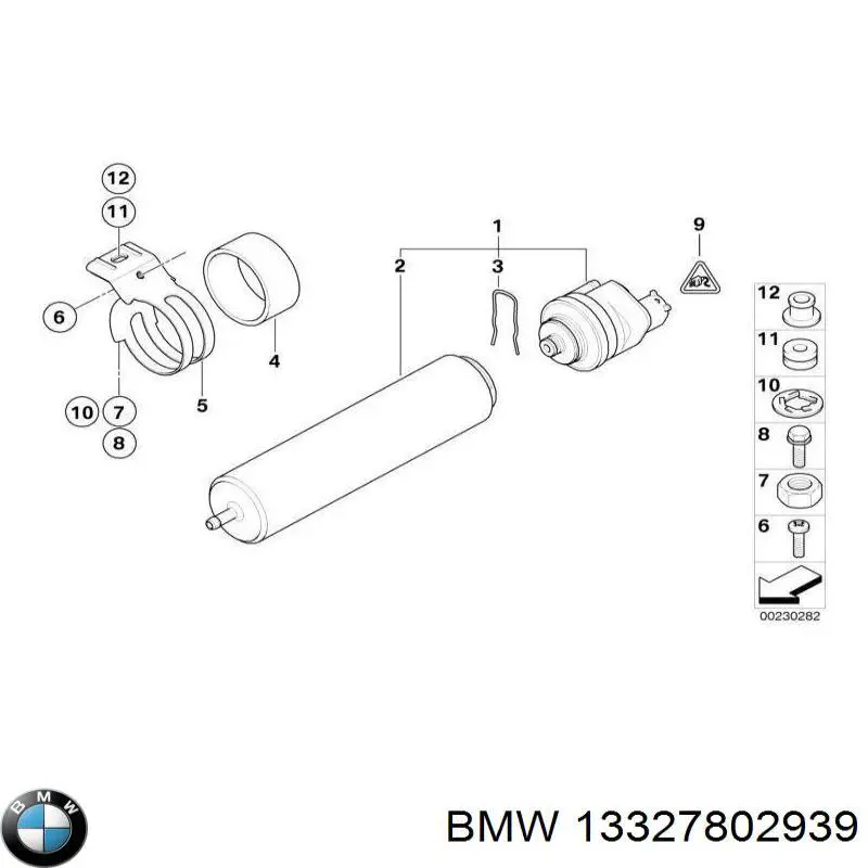 Compre 13327802939 BMW Filtro de combustível