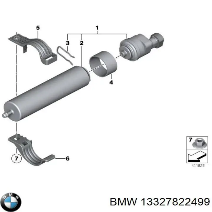 Compre 13327822499 BMW Filtro de combustível