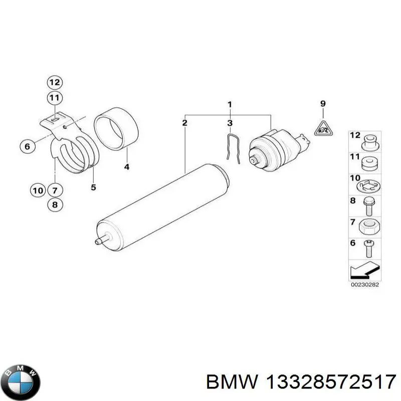 13328572517 BMW Unidade de aquecimento de combustível