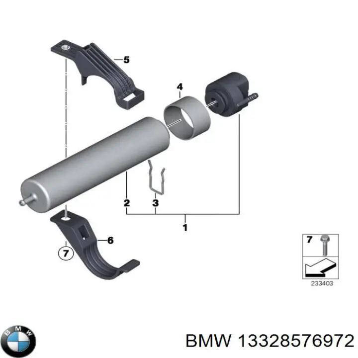 13328576972 BMW Filtro de combustível