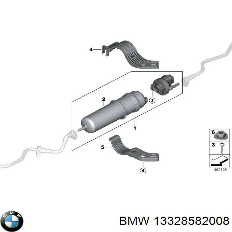 13328582008 BMW Filtro de combustível