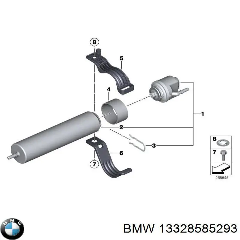 Vedante de caixa de filtro de combustível BMW 13327792258 preço, a partir de 17,10 USD