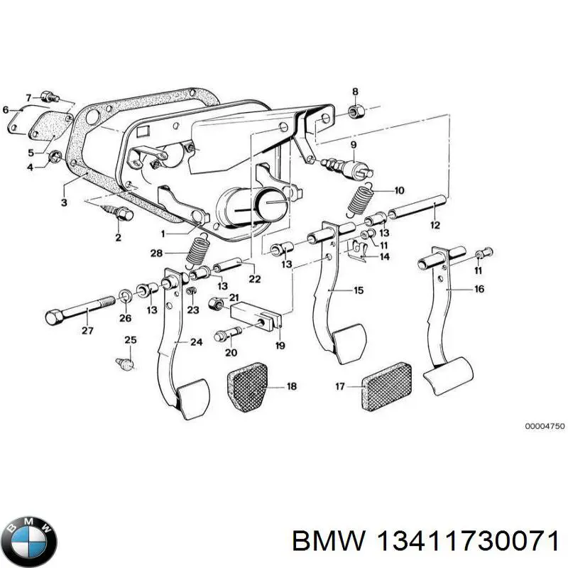 Bomba de água (bomba) de esfriamento BMW 13411730071 preço, a partir de 71,89 USD