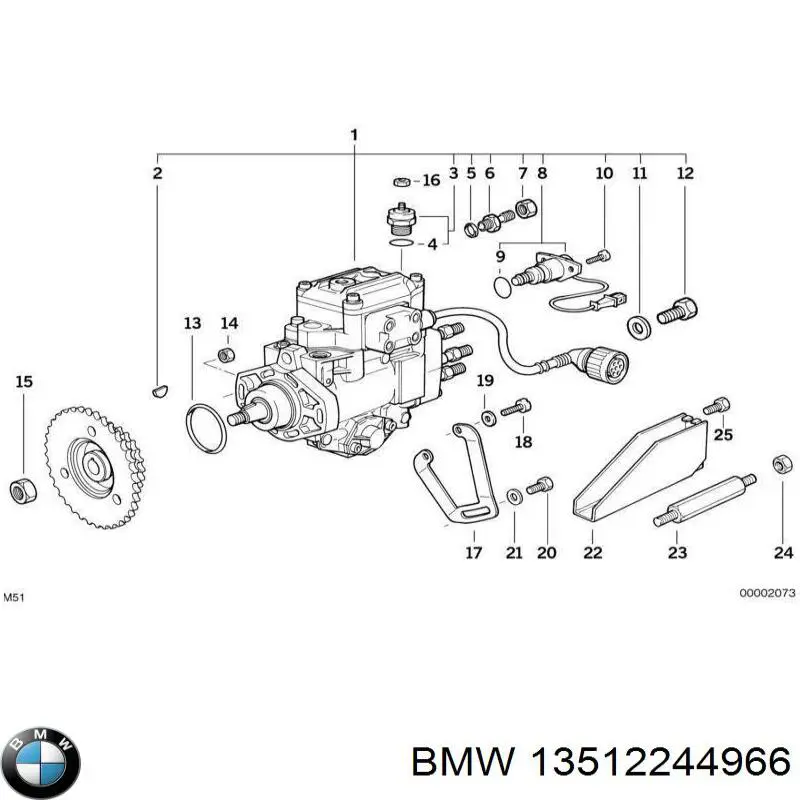Bomba de combustível de pressão alta BMW 13512244966 preço, a partir de 2,57 USD