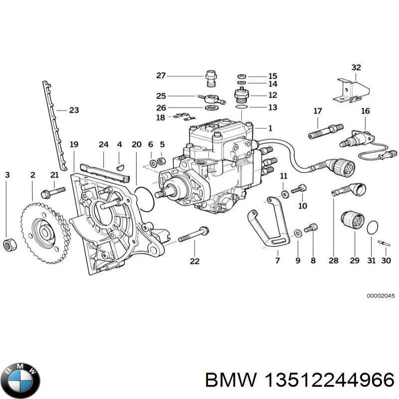 Compre 13512244966 BMW Bomba de combustível de pressão alta