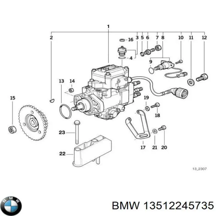 Compre 13512245735 BMW Bomba de combustível de pressão alta