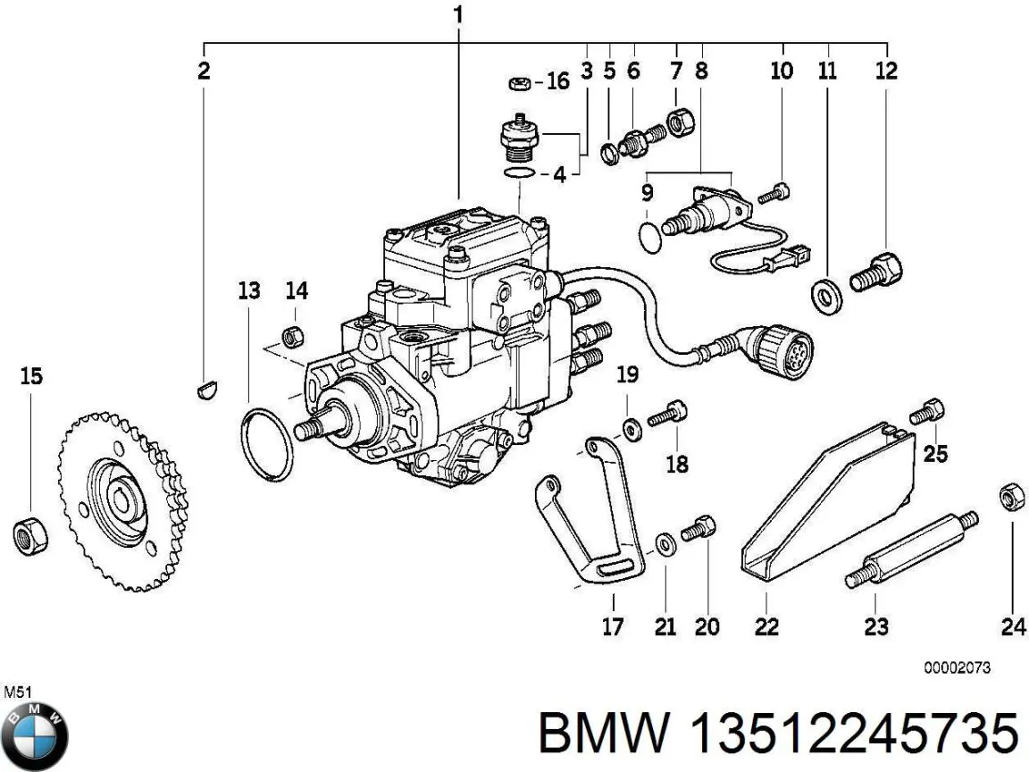 Bomba de combustível de pressão alta BMW 13512245735 preço, a partir de 1891,14 USD