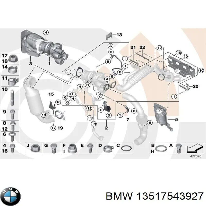  BMW 13517543927 preço, a partir de 5,36 USD