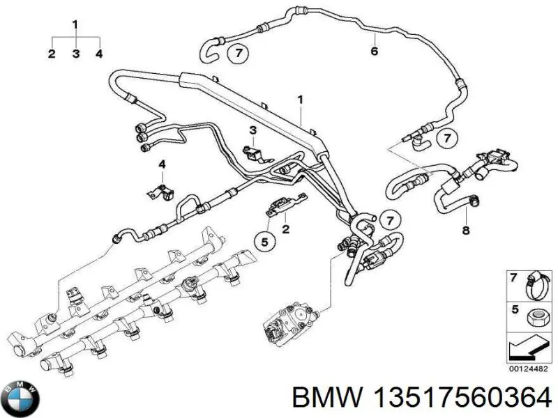 Bomba de combustível de pressão alta BMW 13517560364 preço, a partir de 2613,35 USD