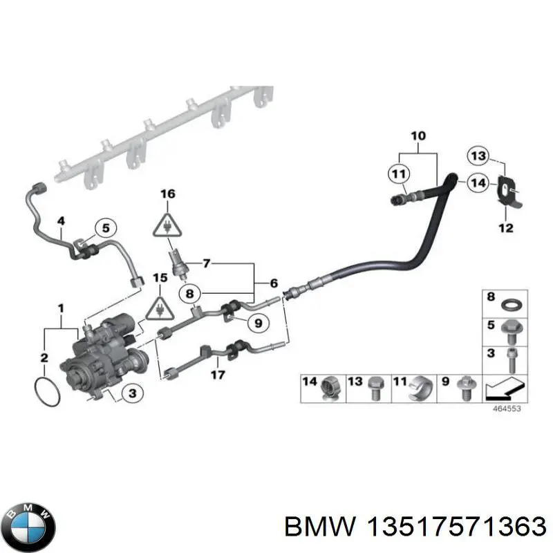 13517571363 BMW Vedante de tampa do gargalho de enchimento de óleo
