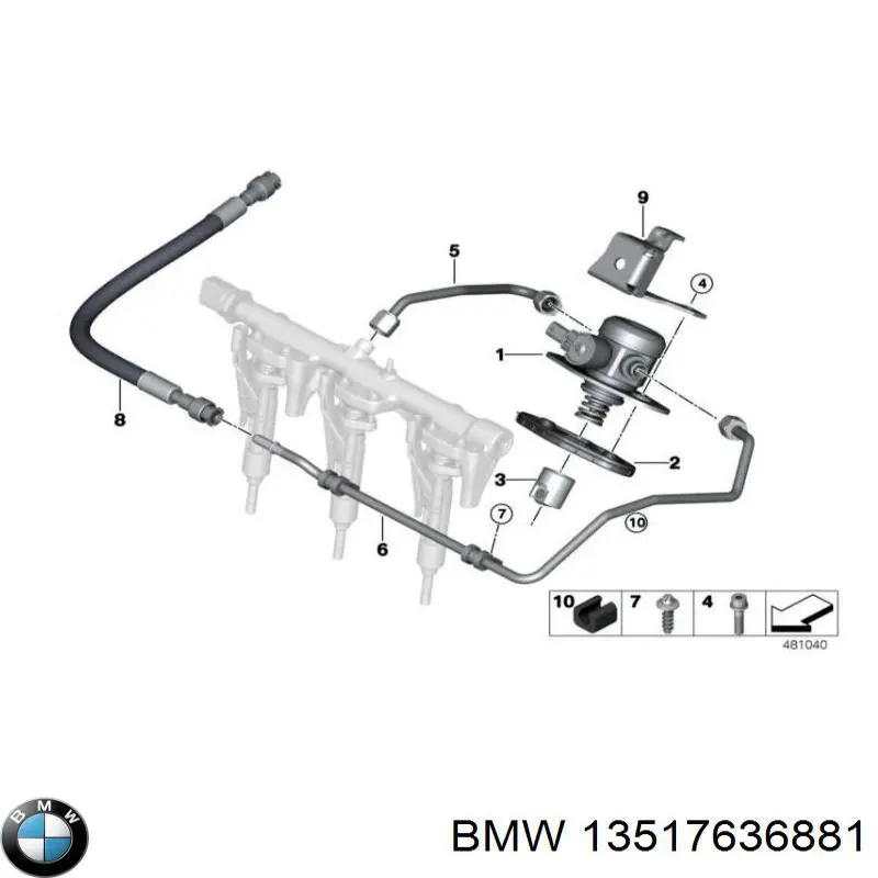 Bomba de combustível de pressão alta BMW 13517636881 preço, a partir de 284,33 USD