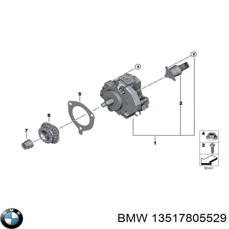 13517805529 BMW Parafuso