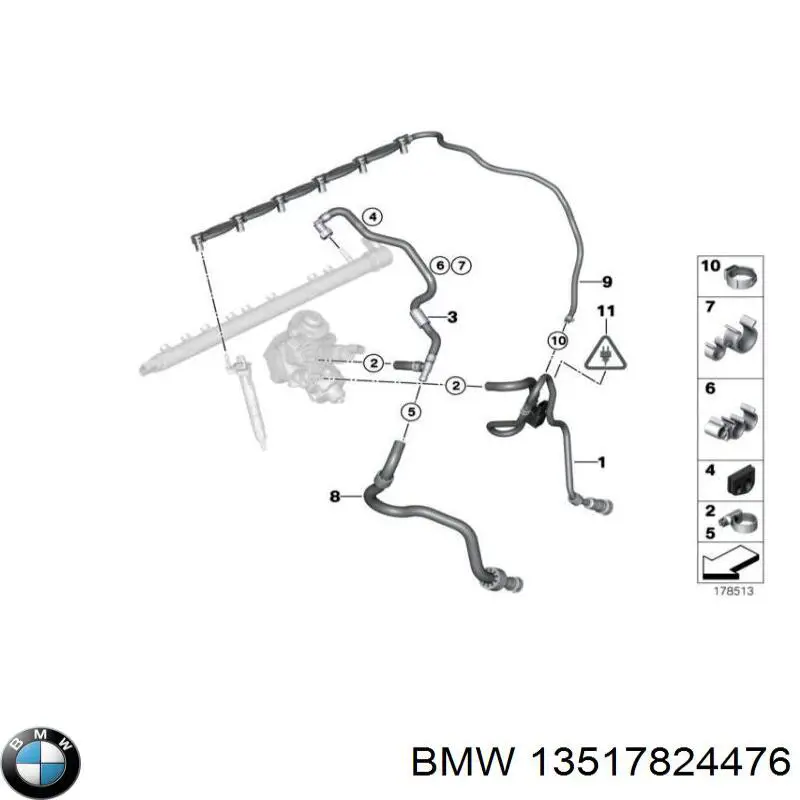 Bomba de combustível de pressão alta BMW 13517824476 preço, a partir de 1021,28 USD