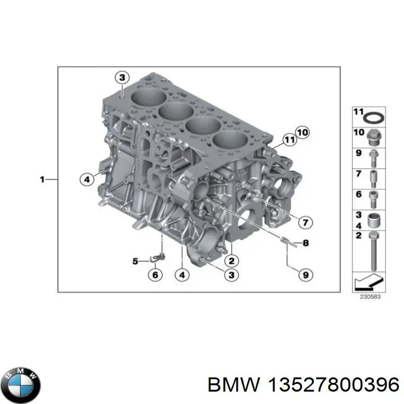 Compre 13527800396 BMW Cadeia superior do mecanismo de distribuição de gás