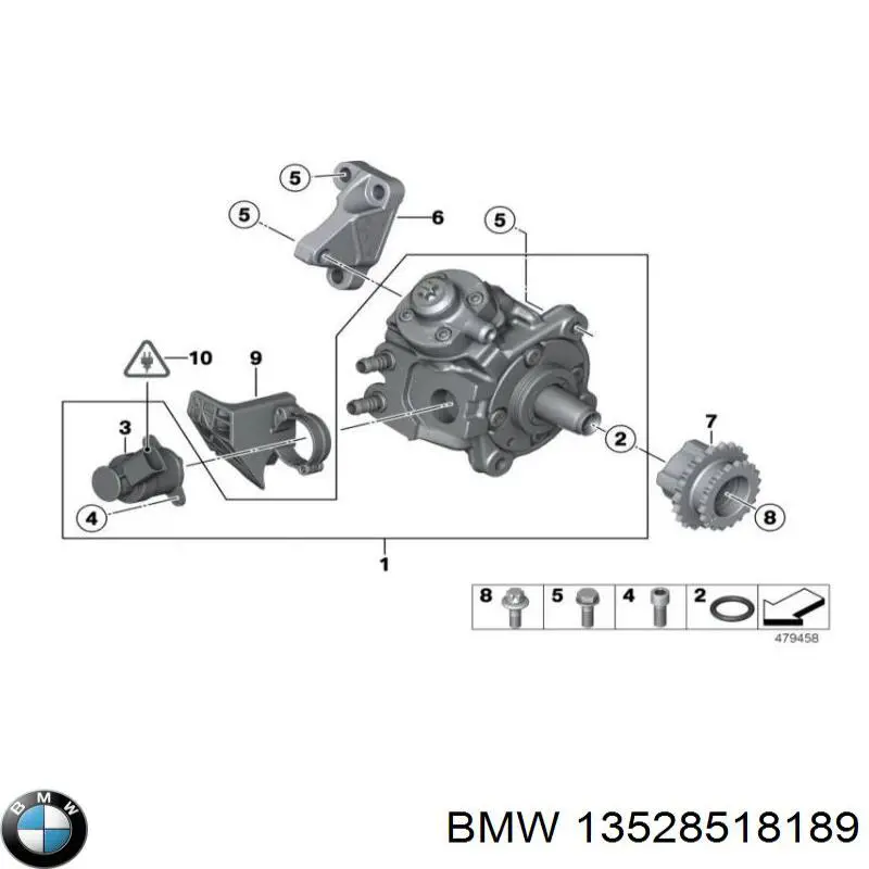 13528518189 BMW Roda dentada de engrenagem de cadeia da Bomba de Combustível de Pressão Alta