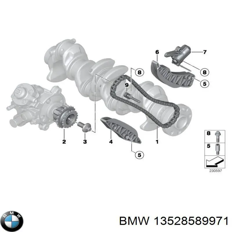 Cadeia da Bomba de Combustível de Pressão Alta BMW 13528589971 preço, a partir de 40,06 USD
