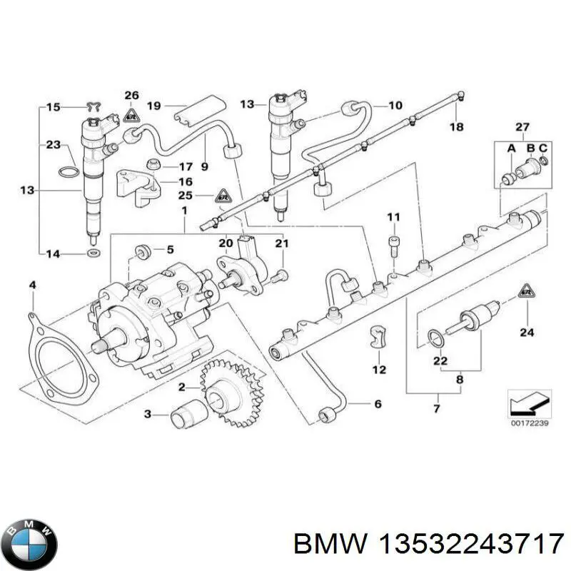 Compre 13532243717 BMW 