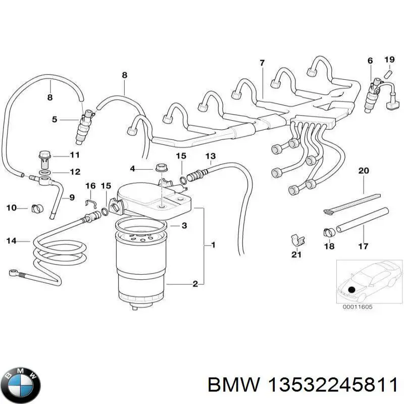 Injetor de injeção de combustível Bosch 432217279
