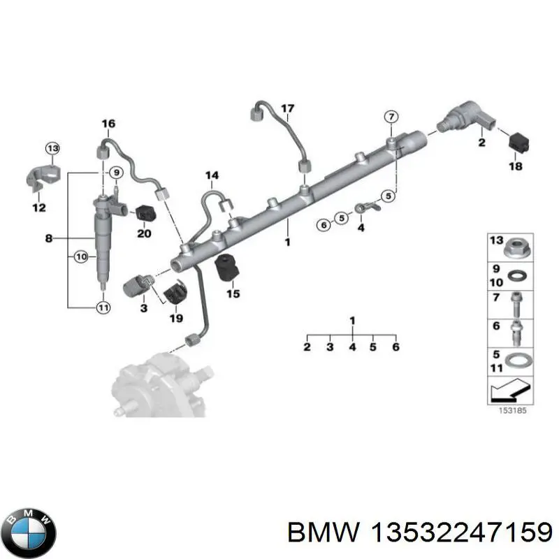  BMW 13532247159 preço, a partir de 3,58 USD