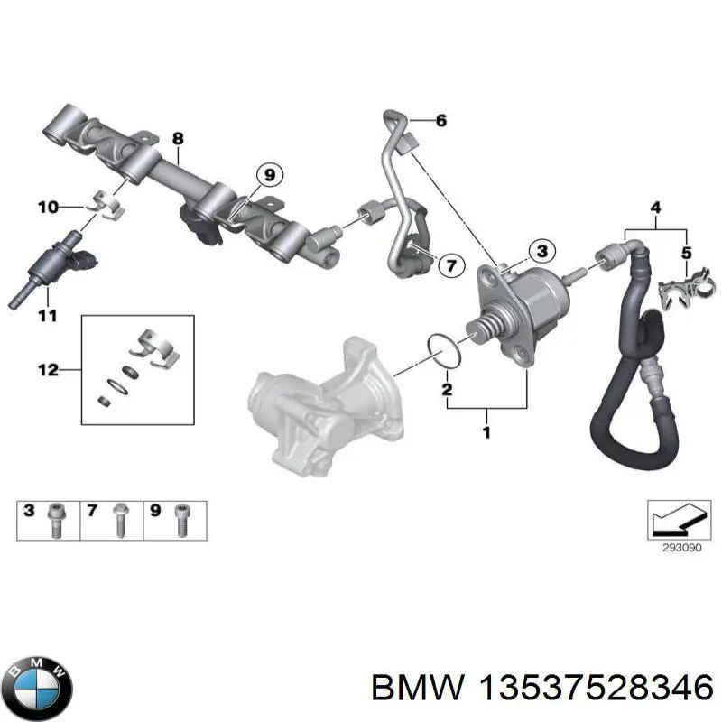 Vedante da bomba de combustível da Bomba de Combustível de Pressão Alta BMW 13537528346 preço, a partir de 5,09 USD