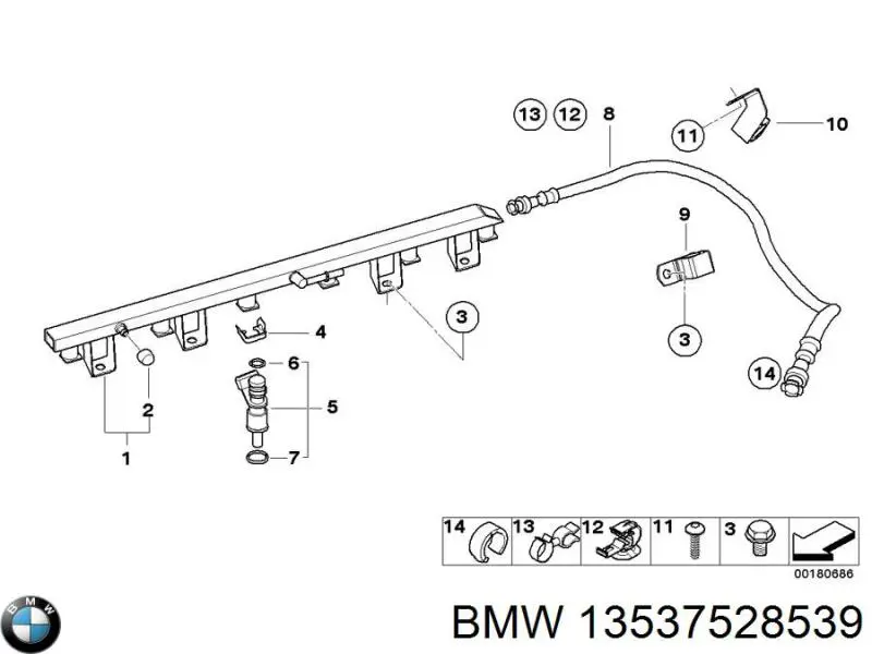  BMW 13537528539 preço, a partir de 0,72 USD