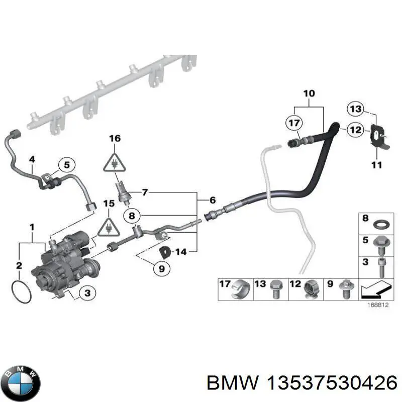  BMW 13537530426 preço, a partir de 2,41 USD