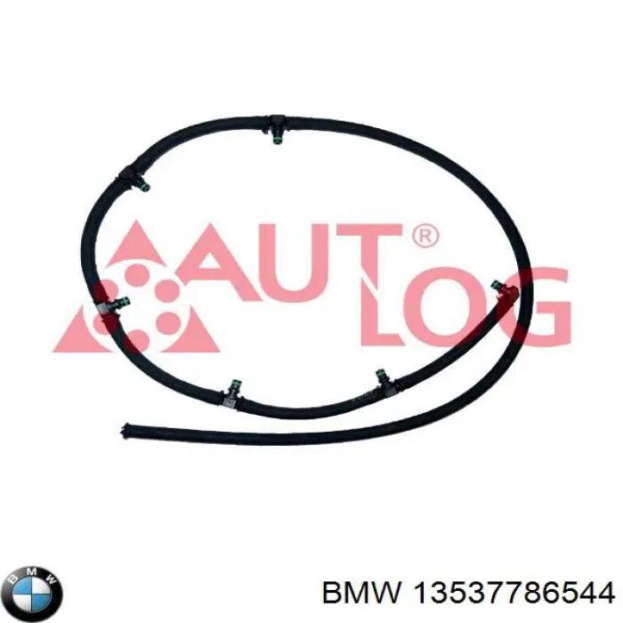 13537786544 BMW Tubo de combustível, inverso desde os injetores