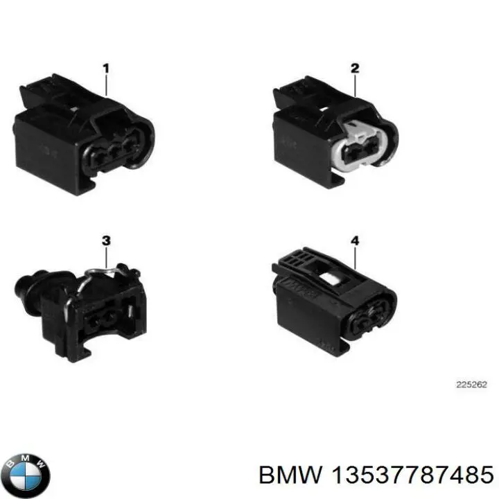 Compre 13537787485 BMW Tubo de combustível, inverso desde os injetores