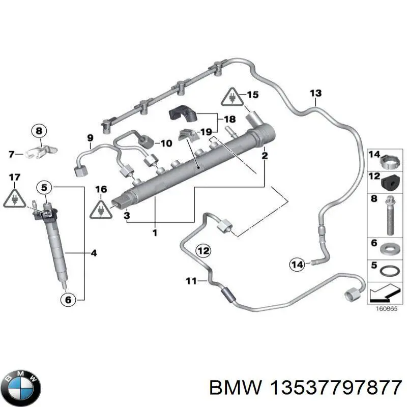 Injetor de injeção de combustível BMW 13537797877 preço, a partir de 90,24 USD