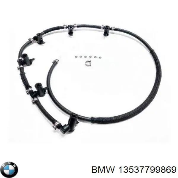 13537799869 BMW Tubo de combustível, inverso desde os injetores