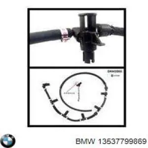 Tubo de combustível, inverso desde os injetores BMW 13537799869 preço, a partir de 124,50 USD