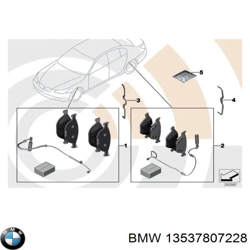 13537807228 BMW Tubo de combustível, inverso desde os injetores