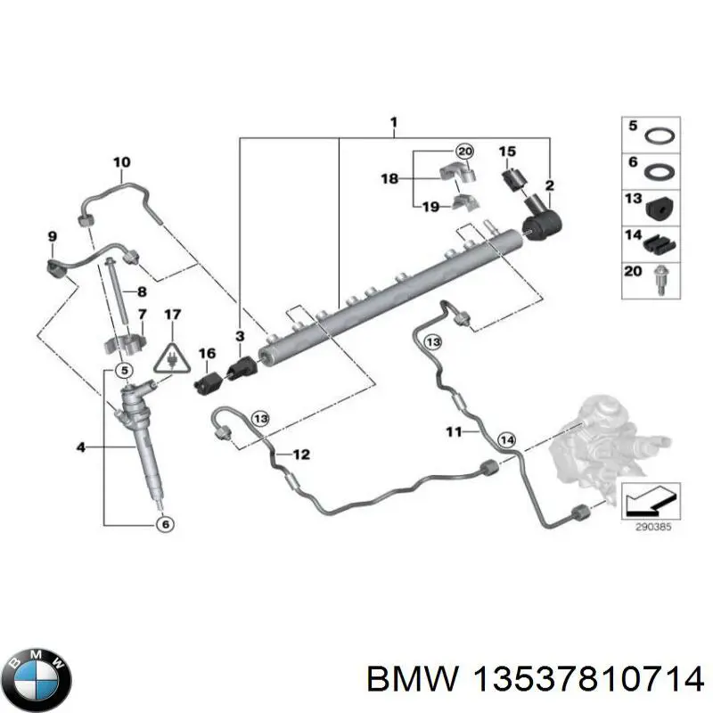 Compre 13537810714 BMW 