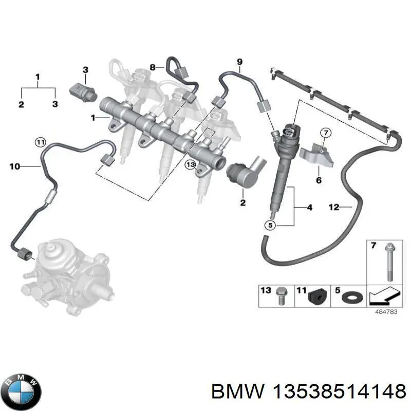 Injetor de injeção de combustível BMW 13538514148 preço, a partir de 224,74 USD